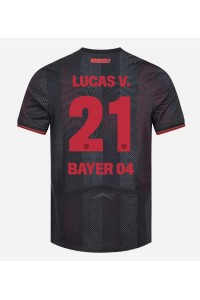 Bayer Leverkusen Lucas Vazquez #21 Jalkapallovaatteet Kotipaita 2025-26 Lyhythihainen